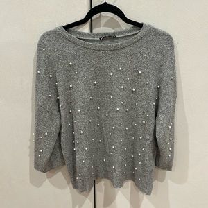 Zara Pearl Sweater
